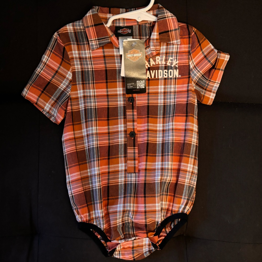 Harley Davidson Baby Onesie